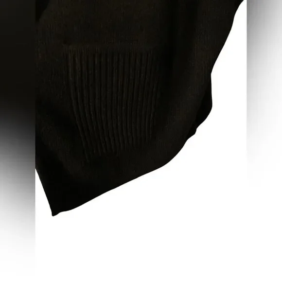 Tally Ho Sweater Poncho Size 2X Brown Fall Excellent Condition Cozy Holidays - Picture 5 of 6